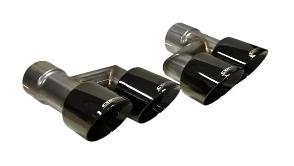 Corsa 2015-2019 Ford Mustang GT 5.0 Black Quad Tips Kit