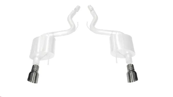 Corsa 15-17 Ford Mustang GT 3.0in Inlet / 4.5in Outlet Polished Tip Kit (For Corsa Exhaust Only)