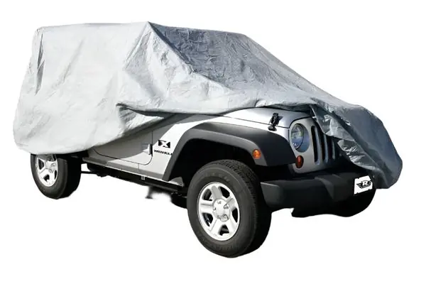 Rampage 2007-2018 Jeep Wrangler(JK) Unlimited Car Cover - Grey