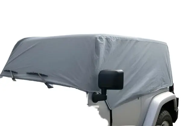 Rampage 2007-2018 Jeep Wrangler(JK) Car Cover 4 Layer - Grey