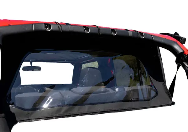 Rampage 2018-2019 Jeep Wrangler(JL) Unlimited Sport 4-Door Wind Breaker - Black