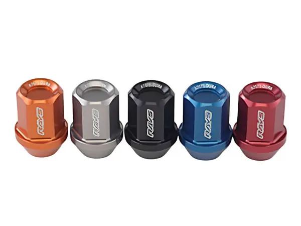 Rays Dura-Nut L32 Straight Type 12x1.25 Lug Nut Set 16 Lug 4 Lock Set - Gunmetal