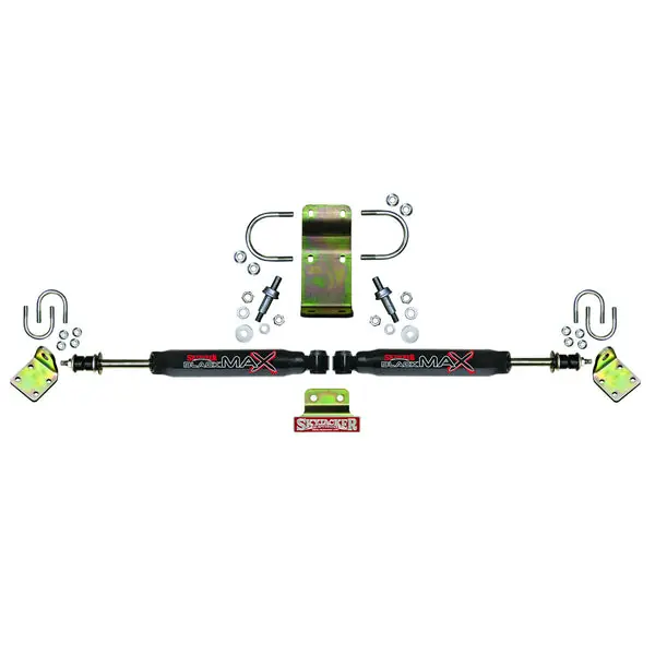 Skyjacker 2018 Jeep Wrangler JL - Black Dual Steering Damper Kit