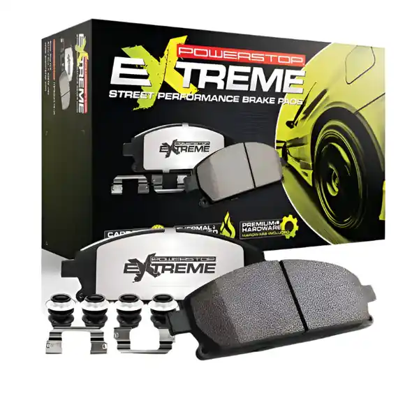 Power Stop 12-23 Dodge Charger Rear Z26 Extreme Street Brake Pads w/Hardware
