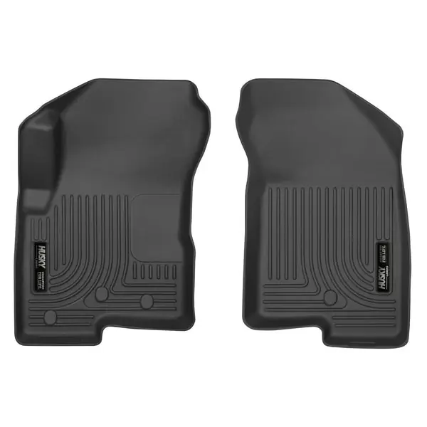 Husky Liners 07-12 Dodge Caliber / 07-12 Jeep Compass WeatherBeater Front Row Black Floor Liners