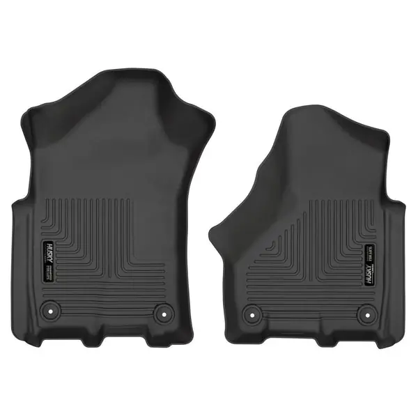 Husky Liners 2019 Ram 2500/3500 Crew Cab/Mega Cab WeatherBeater Black Front Floor Liners