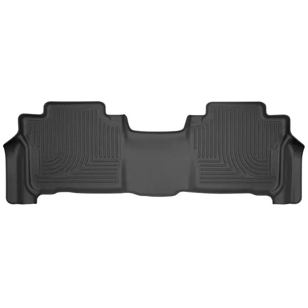 Husky Liners 13-16 Lexus LX570 / 13-16 Toyota Land Cruiser WeatherBeater 2nd Row Black Floor Liners
