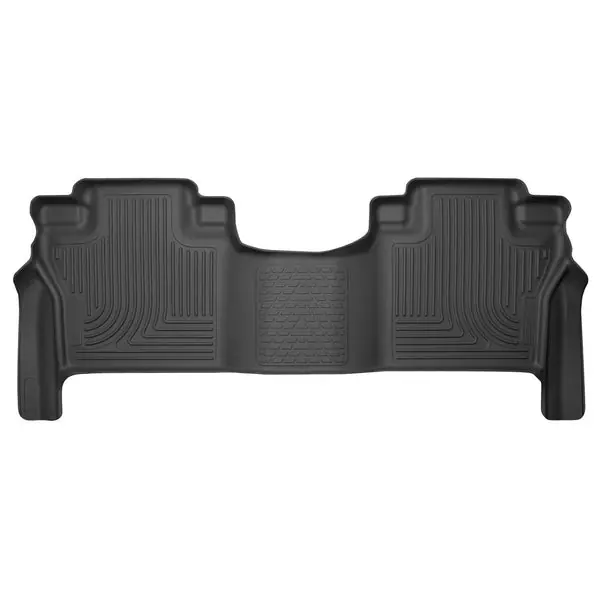 Husky Liners 2016 Nissan Titan XD Crew Cab WeatherBeater 2nd Row Black Floor Liners