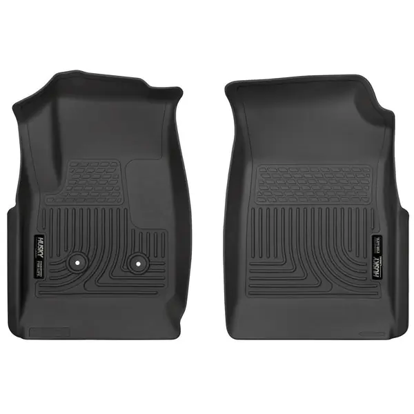 Husky Liners 15 Colorado Crew Cab/Ext Cab WeatherBeater Black Front Floor Liner