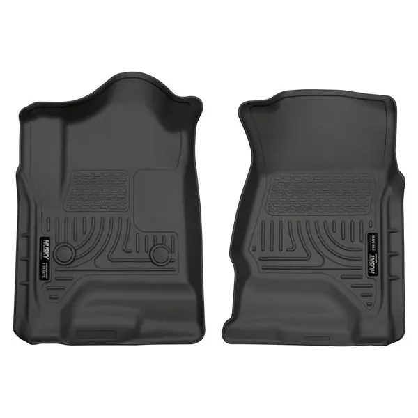 Husky Liners 14 Chevrolet Silverado 1500/GMC Sierra 1500 WeatherBeater Black Front Floor Liners