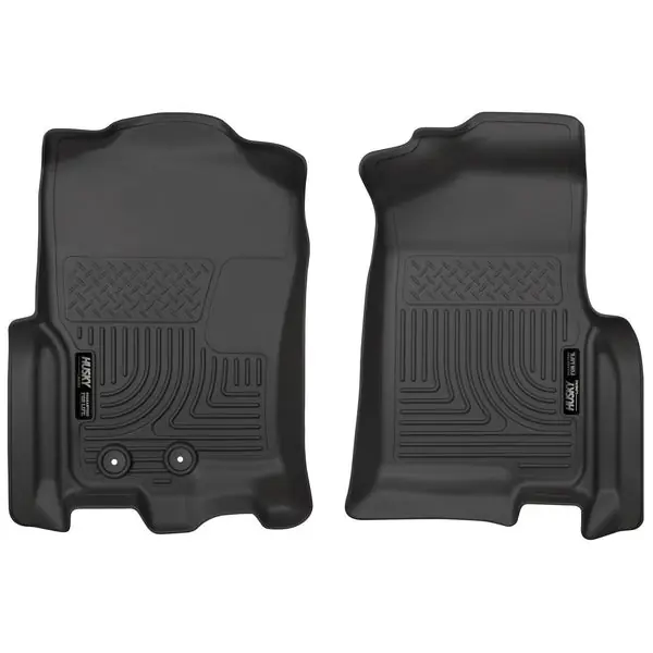 Husky Liners 2015 Ford Expedition/Lincoln Navigator WeatherBeater Front Black Floor Liners