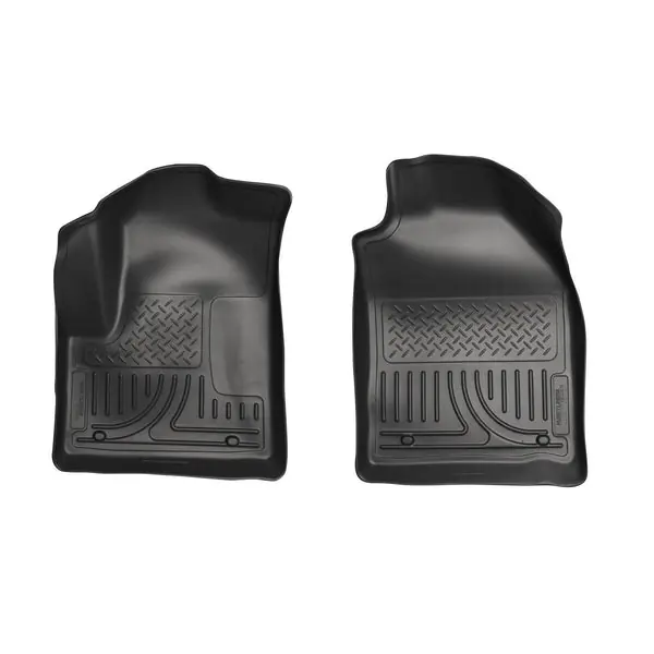 Husky Liners 10-12 Ford Transit Connect (Van/Wagon) WeatherBeater Black Floor Liners