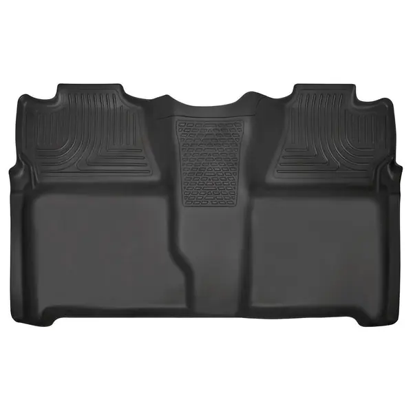 Husky Liners 07-13 Chevy Silverado 1500/2500HD Crew Cab PU Weatherbeater Black 2nd Seat Floor Liner