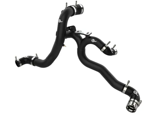 AFE 18-22 Kia Stinger V6-3.3L BladeRunner Alum Hot/Cold Charge Pipe Kit Black