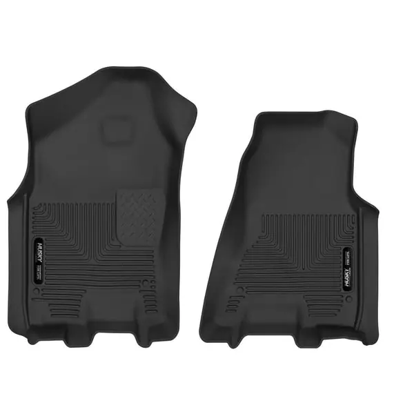 Husky Liners 2019 Ram 1500 Crew Cab WeatherBeater Black Front Row Floor Liners