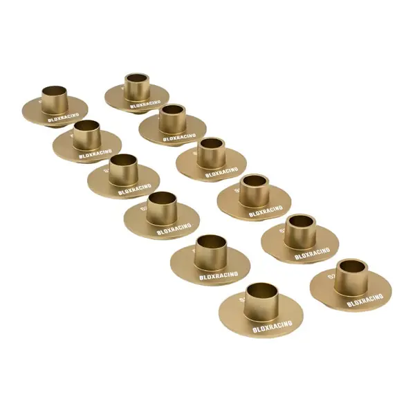BLOX Racing Subframe Hard Collar Kit for All S2000 - Front and Rear total 12 Pieces (Gold)