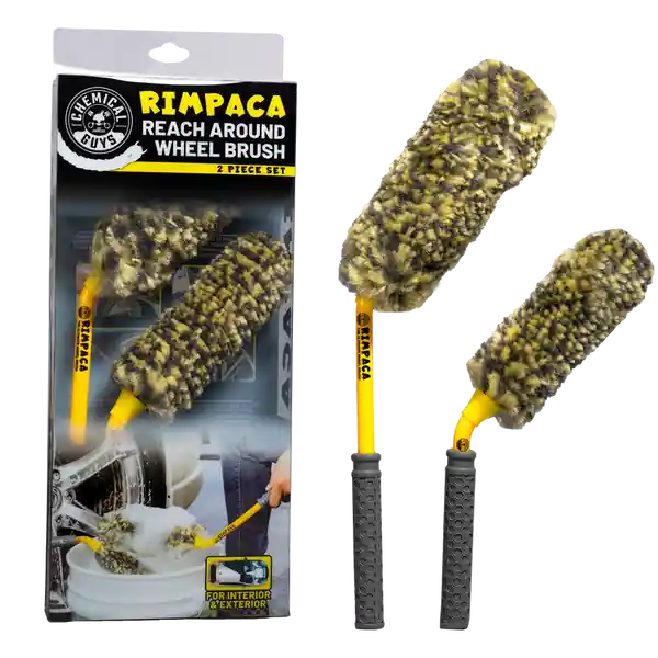 Chemical Guys Rimpaca Reach Around Ultimate Wheel Brush Set - 2 Pcs