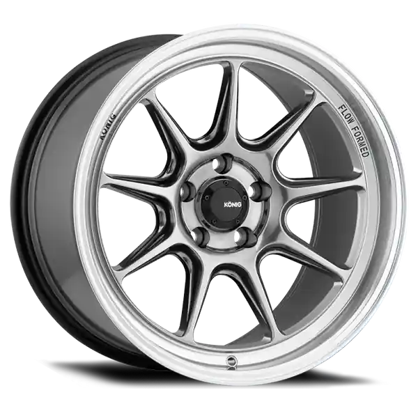 Konig Countergram 15x9 4x100 ET35 Hyper Chrome / Machined Lip
