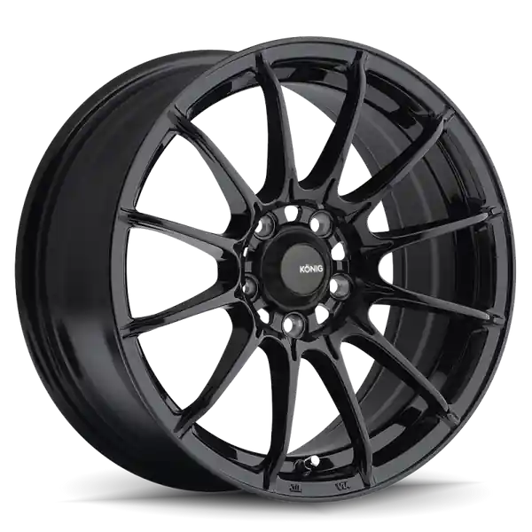 Konig Dial In 15x7 4x100 ET35 Gloss Black