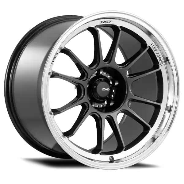 Konig Hypergram 15x7.5 4x100 ET35 Metallic Carbon w/ Machined Lip
