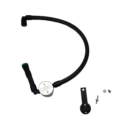 J&L 16-23 Dodge Durango / Jeep Grand Cherokee 3.6L Oil Separator 3.0 Passenger Side - Clear Anod