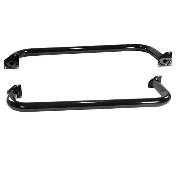 Rugged Ridge 3-In Round Side Step Black 87-95 Jeep Wrangler YJ