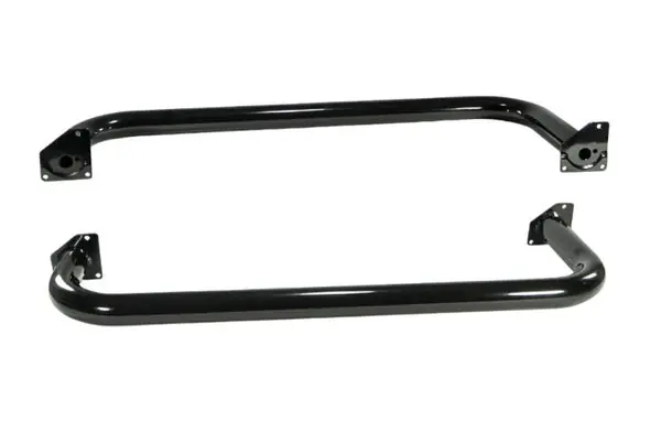 Rugged Ridge 3-In Round Tube Side Step SS 87-95 Jeep Wrangler YJ