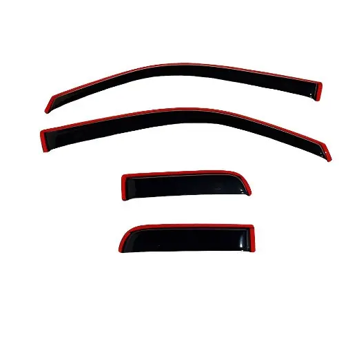 AVS 22-23 Toyota Tundra Ext. Cab/DC Ventvisor Front & Rear Window Deflectors 4pc - Smoke