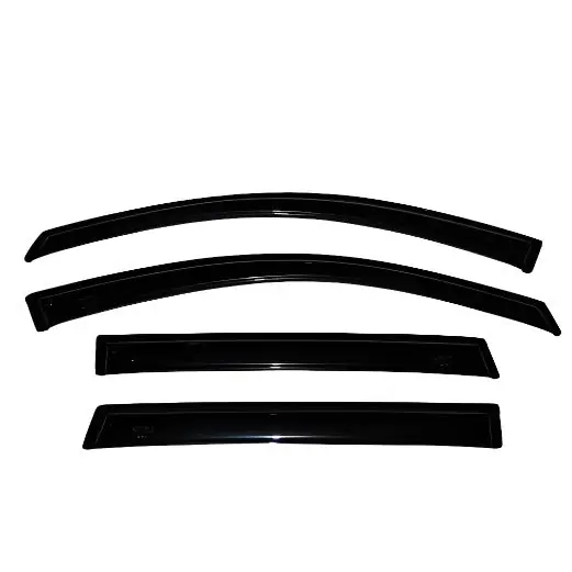 AVS 04-12 Chevy Colorado Crew Cab Ventvisor Outside Mount Window Deflectors 4pc - Smoke