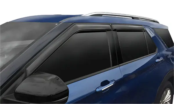AVS 22-24 Jeep Grand Cherokee L Ventvisor Outside Mount Window Deflectors 4pc - Smoke