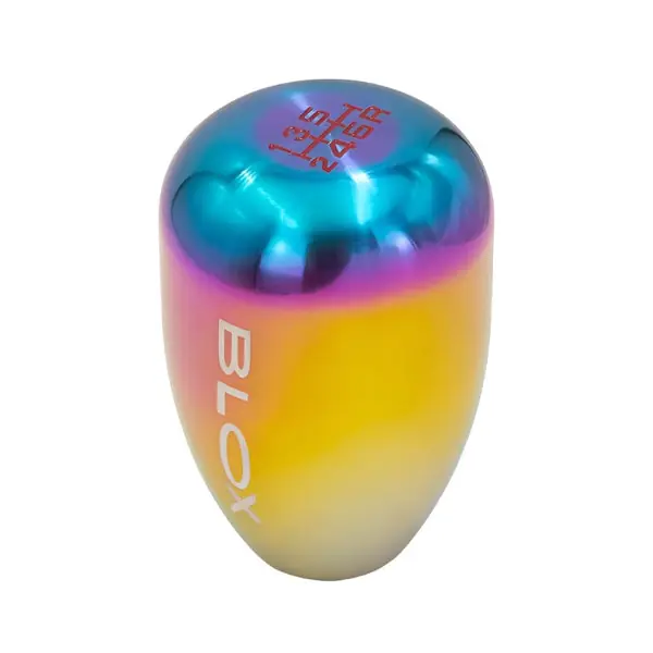 BLOX Racing 5-Speed Billet Shift Knob - Neo Finish 10x1.5mm