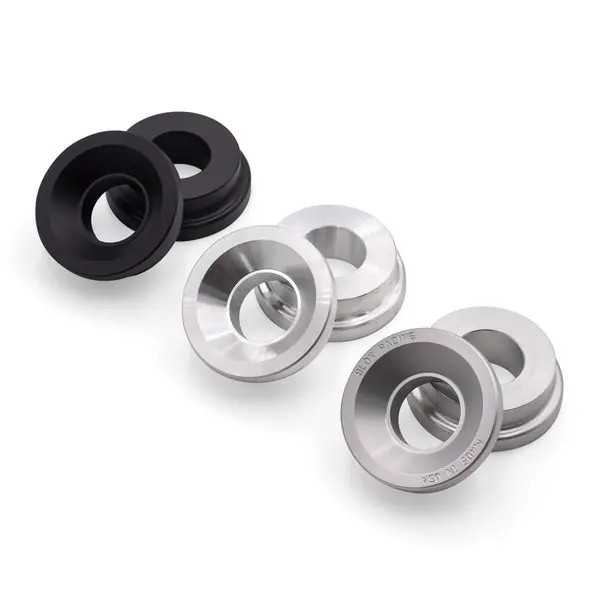 BLOX 2-Piece Billet Aluminum Solid Shifter Bushing B-Series Transmissions - Black