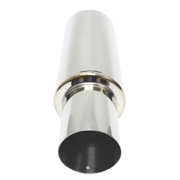 BLOX Racing 60.5mm Street Muffler - Straight Tip