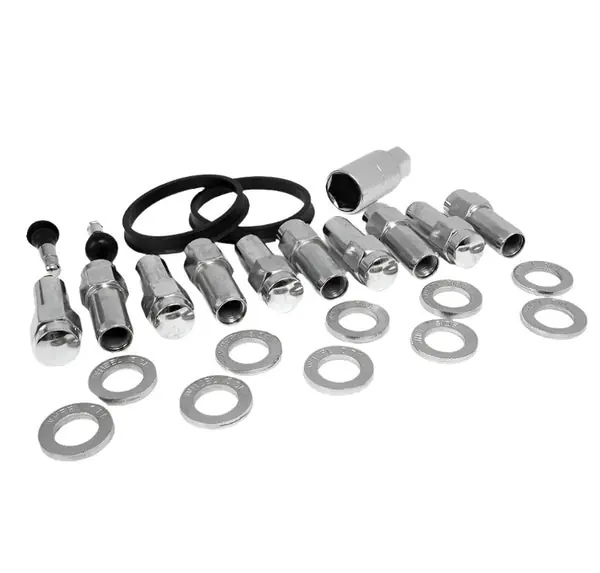 Race Star 14mmx1.5 1.38in. Shank W/ 7/8in. Head Dodge ChargerClosed End Lug Kit - 10 PK