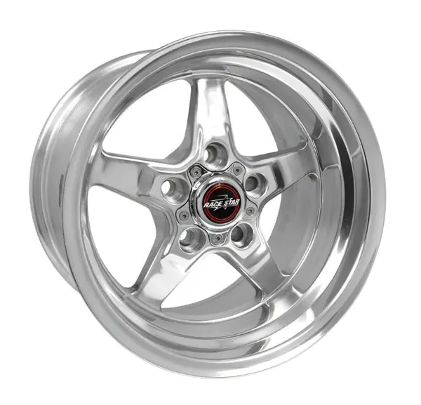 Race Star 92 Drag Star 15x10.00 5x4.50bc 6.25bs Direct Drill Polished Wheel