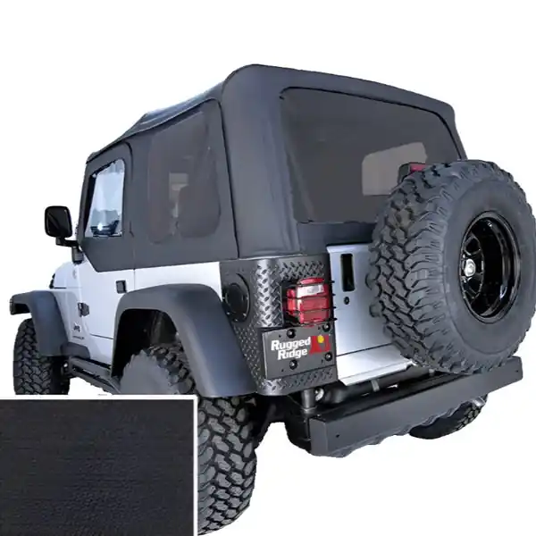 Rugged Ridge S-Top No Door Skins Black Tinted Windows 03-06 Wrang
