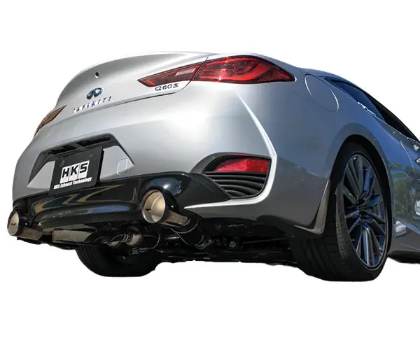 HKS 2017 Infiniti Q60 (RWD) Dual Hi-Power Titanium Tip Catback Exhaust