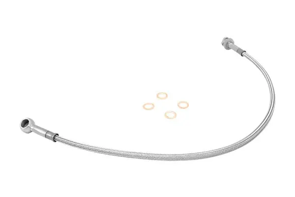 Rugged Ridge Front Brake Hoses Stainless 76-81 CJ5 CJ7 and CJ8