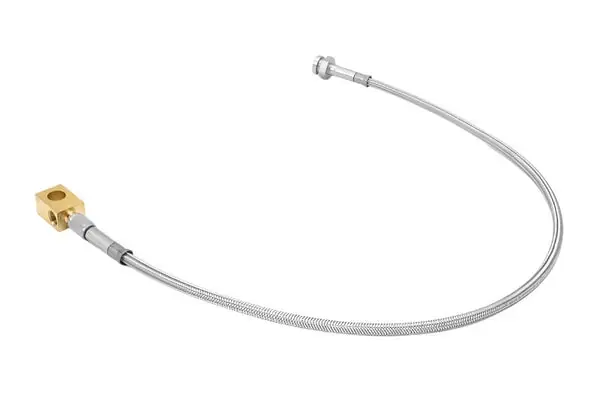 Rugged Ridge Rear Brake Hose Braided Stainless 76-86 Jeep CJ