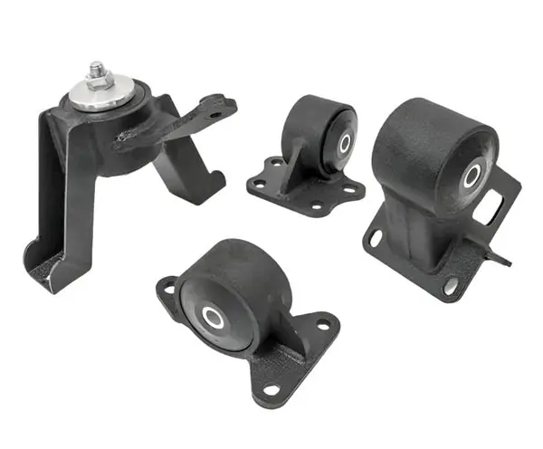 Innovative 00-05 Toyota MR2 Spyder 1ZZ Black Steel Mounts 60A Bushings