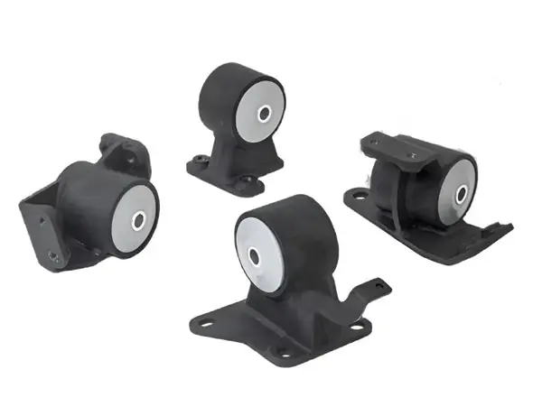 Innovative 90-99 Toyota MR2 5S/3S Black Steel Mounts 60A Bushings