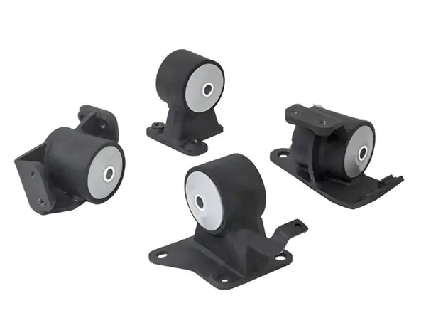 Innovative 90-99 Toyota MR2 5S/3S Black Steel Mounts 75A Bushings