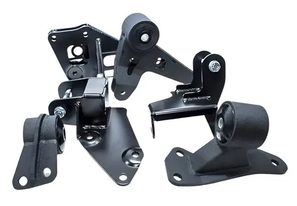 Innovative 96-00 Civic K Series/Manual Series Silver Aluminum Mounts 75A Bushings