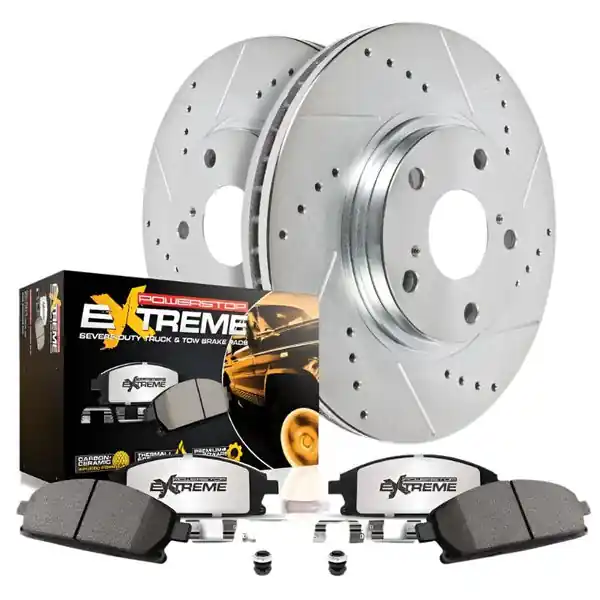 Power Stop 90-99 Jeep Cherokee Front Z36 Truck & Tow Brake Kit