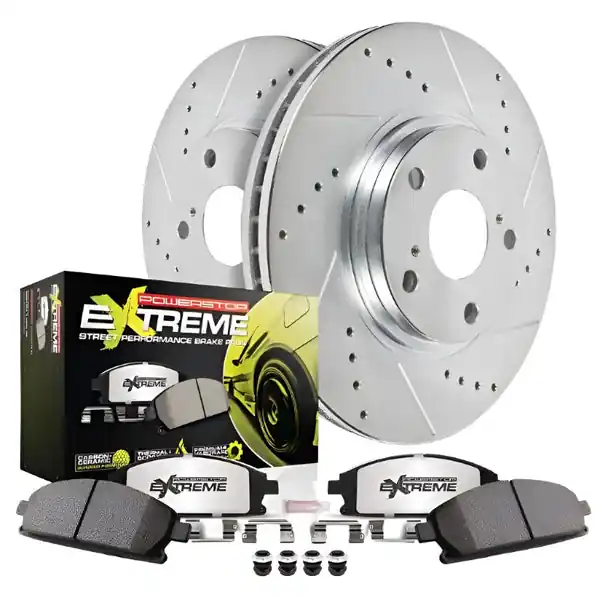 Power Stop 05-19 Chrysler 300 Front Z26 Street Warrior Brake Kit