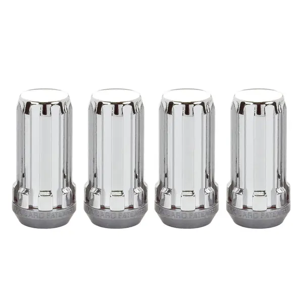 McGard SplineDrive Lug Nut (Cone Seat) M14X1.5 / 1.935in. Length (4-Pack) - Chrome (Req. Tool)