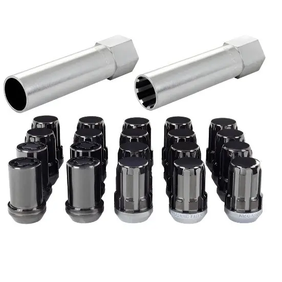 McGard SplineDrive Tuner 5 Lug Install Kit w/Locks & Tool (Cone) M12X1.5 / 13/16 Hex - Blk