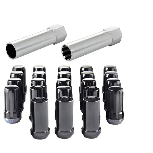 McGard SplineDrive Tuner 23-PC Jeep JL Install Kit w/Locks & Tool (Cone) M14X1.5 / 22m Hex - Black