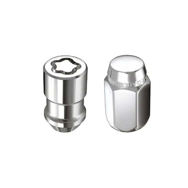 McGard 4 Lug Hex Install Kit w/Locks (Cone Seat Nut) M12X1.5 / 13/16 Hex / 1.5in. Length - Chrome