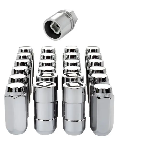 McGard 6 Lug Hex Install Kit w/Locks (Cone Seat Nut) M14X1.5 / 22mm Hex / 1.945in. Length - Chrome